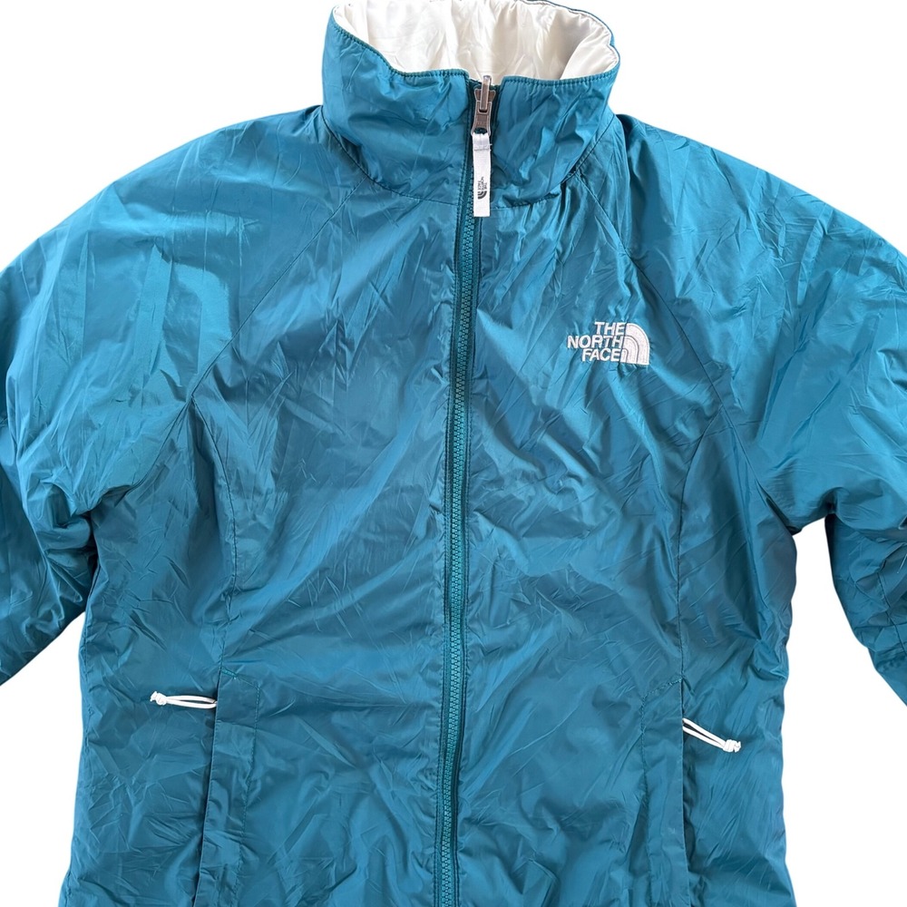North Face Medium Weight Insulated Teal Blue Jacket Women's Size Small - Picture 5 of 7